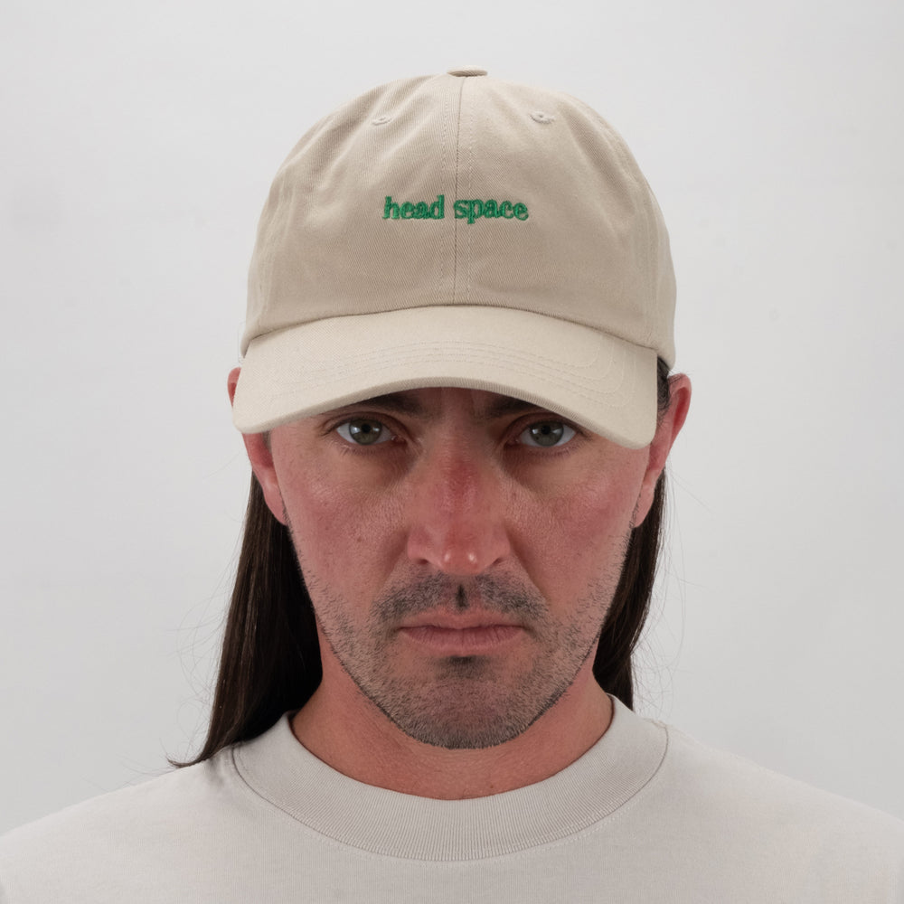 Head Space Embroidered Cap Green